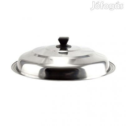 Rozsdamentes bográcsfedő kúpos fedő 35cm