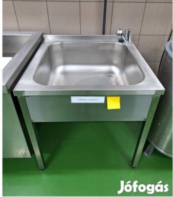 Rozsdamentes egymedencés mosogató
