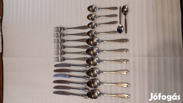 Rozsdamentes evőeszköz készlet (Foron 18-10 DDR)