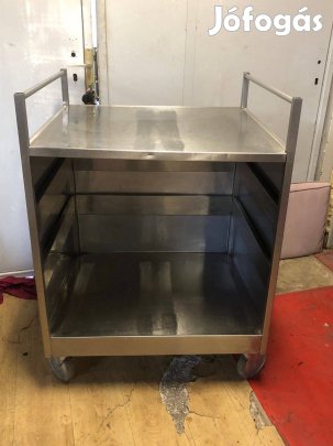 Rozsdamentes gépállvány, szép állapotban eladó