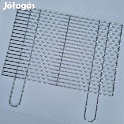 Rozsdamentes grillrács 60×40cm-es