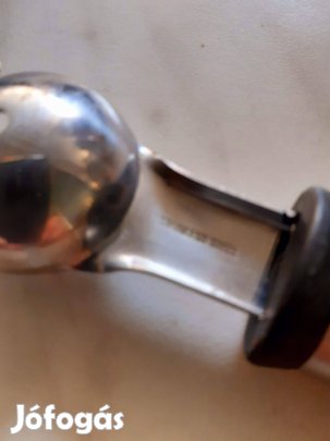 Rozsdamentes kis fagyis vagy dinnye kivájó kanál