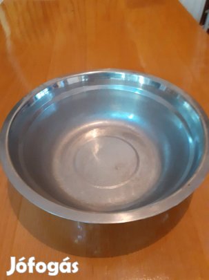 Rozsdamentes mély tál átm 26cm