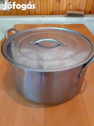 Rozsdamentes nagy fazék fedővel 7 l-es
