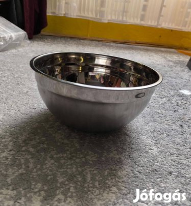 Rozsdamentes nagy keverőtál, kelesztőtál