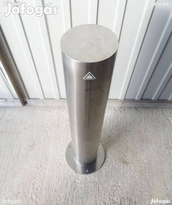 Rozsdamentes saválló forgalomterelő oszlop terelőoszlop 90 cm