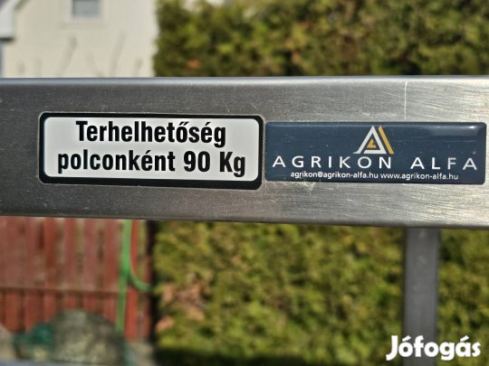 Rozsdamentes-saválló polc