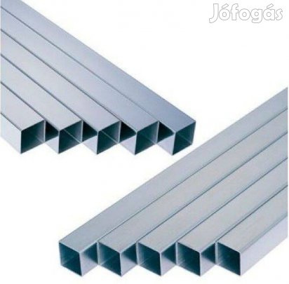 Rozsdamentes zártszelvény, natúr, 304/30*30*1,5 eladó. új. Gyártott m