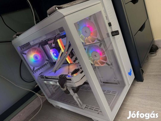 Rtx3080 AM5 DDR5 Épített Gamer PC - White/RGB