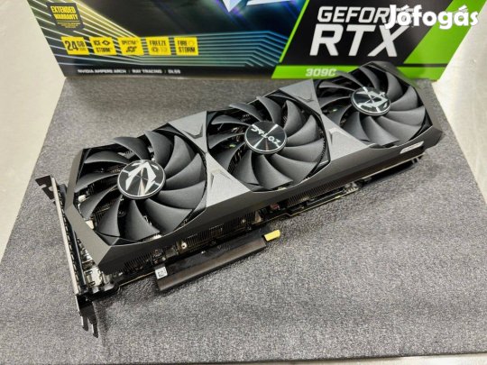 Rtx 3090 24GB Zotac Trinity OC /1-Év garanciával, számlával!