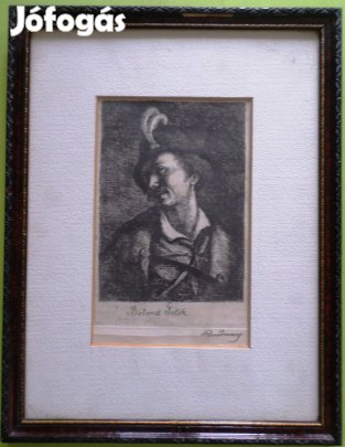 Rudnay Gyula: Bolond Istók (rézkarc)