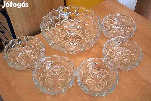 Rudolf Schrötter gyönyörű, dekoratív, desszertes, kompótos készlet