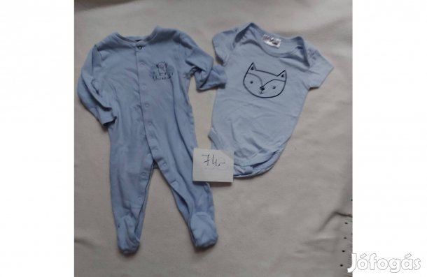Rugdalózó és body kisfiúnak, 74-es méretű (egyben eladó)