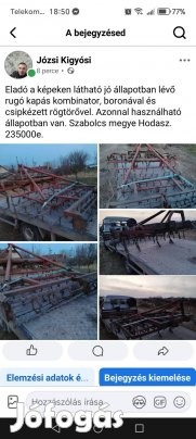 Rugo kapas kombinator eladó 