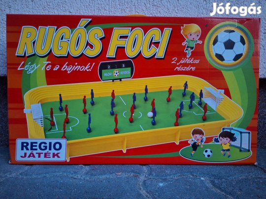 Rugós foci, újszerű, eredeti dobozában