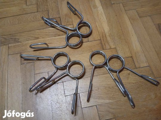 Rugós szorító olimpiai rúdhoz 50 mm 1500 Ft/pár Zalaegerszeg