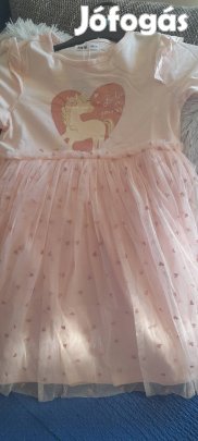 Ruha, lányka, unikornis, új 128-134-es 