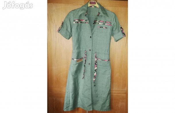 Ruha, szoknya, nyári, zöld, S-es