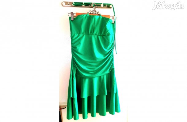 Ruha nyárra, zöld, nyakba akasztós, díszkő díszítéssel eladó