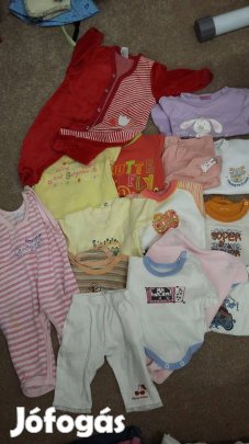 Ruhacsomag 62-es méret (kombidressz, rugdalózó, felső, leggings)