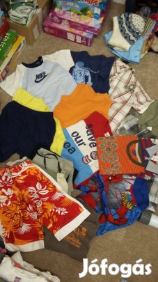 Ruhacsomag fiú (ingek, rövidek) 98/104-es