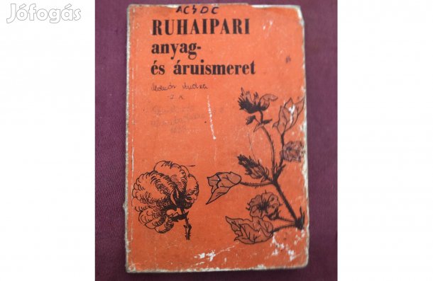 Ruhaipari áru és anyagismeret I. könyv 5000 Ft