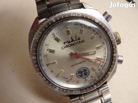 Ruhla Chronograph Férfi Karóra Felhúzós Szerkezettel Rikaság