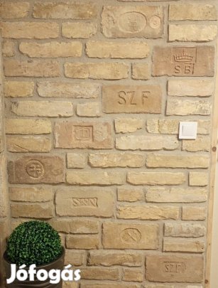 Rusztikus, külső téglaszelet! Országos szállítás!