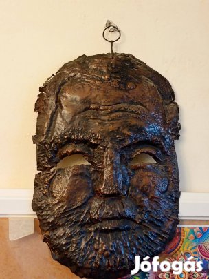 Rusztikus bronz fali maszk 28000ft óbuda