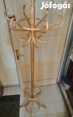 Rusztikus kávházi fogas fábol készült eladó 