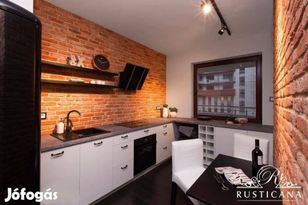 Rusztikus szeletelt tégla, téglaburkolat - Debrecen