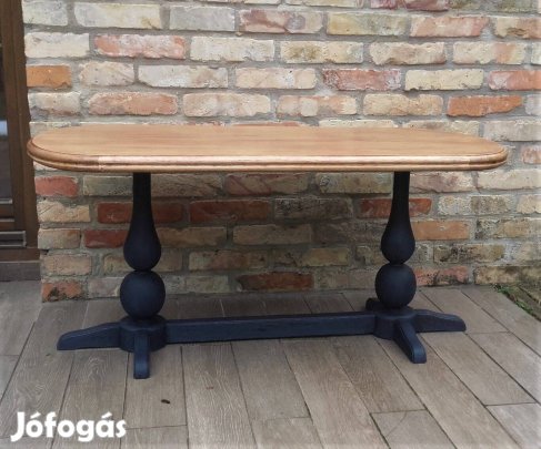 Rusztikus vintage dohányzóasztal, asztal