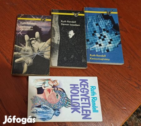 Ruth Rendell könyvcsomag / 4 db könyv