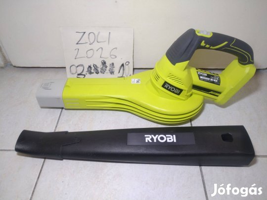 Ryobi akkus 18V one+ lombfújó lombfúvó újszerű