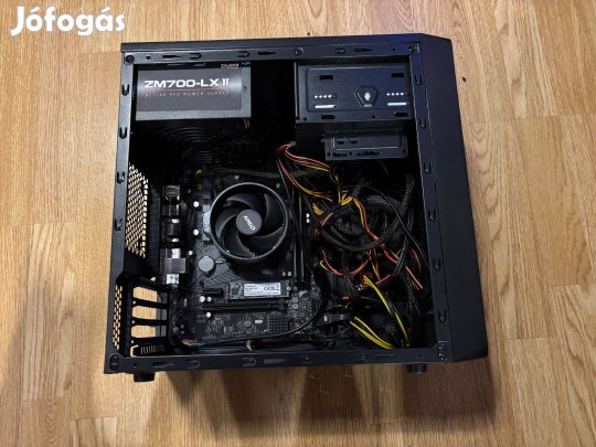 Ryzen 5 4600G / 16GB DDR4 komplett pc eladó