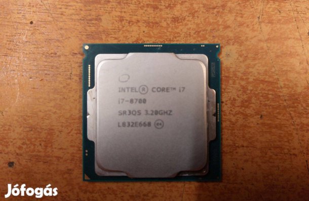 S1151-es Core i7 8700k CPU kedvező áron!