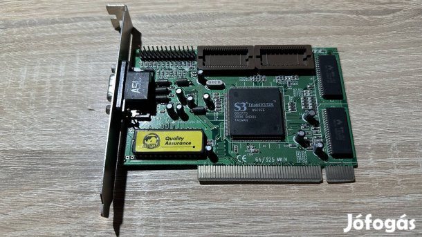 S3 Trio64V2/DX ISA VGA videókárty