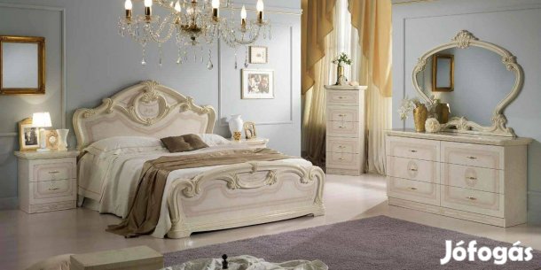 SA - Amalfi (bézs, dió) olasz klasszikus hálószoba bútor Akció!