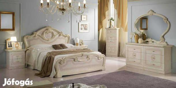 SA - Amalfi (bézs, dió) olasz klasszikus hálószoba garnitúra Akció!