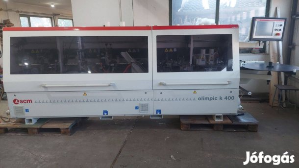 SCM K400 előmarós véggömbölyítős élzáró
