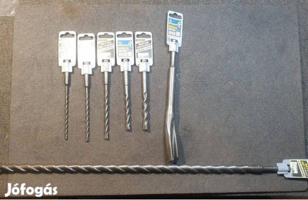 SDS-Plus fúró és véső szár eladó, 7 db