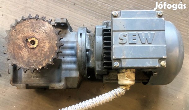 SEW Eurodrive 0,37kw 37 ford csigahajtómű, hajtóműves villanymotor/ct