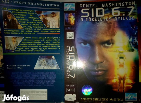 SID - A tökéletes gyilkos - sci-fi vhs