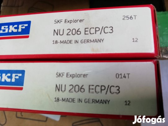 SKF csapágy NU 206 ECP/C3 2db egyben Minőségi darabok