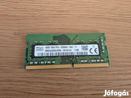 SK Hynix Hmaa2GS6Ajr8N-XN 16GB 3200MHz SO-DIMM DDR4 CL22