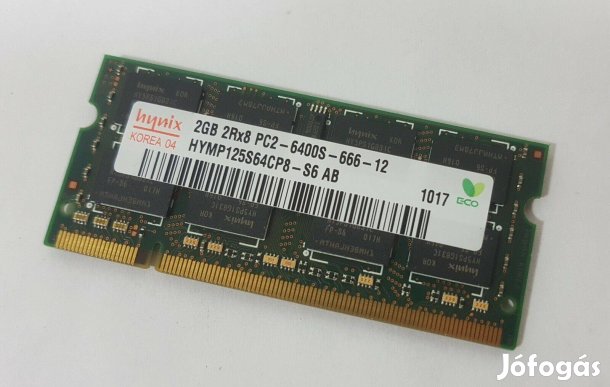 SK hynix SO-DIMM RAM / 6GB (2+4) DDR2 800MHz / Hymp125S64CP8-S6