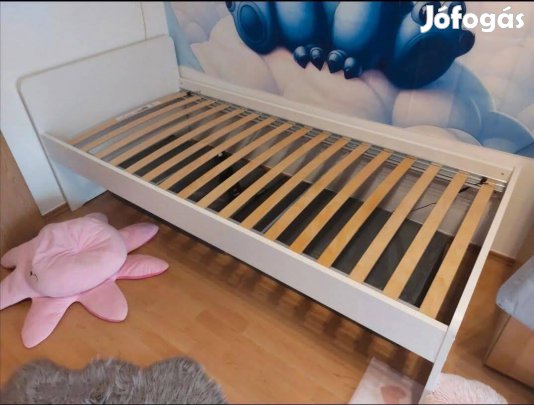 SLÄKT / Nattapa ikea gyermek ágy+rács+esésgátló