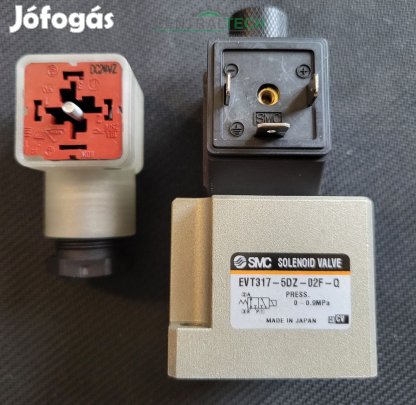 SMC Mágnesszelep Folyamatos üzemű típus VT317, G, Mágnestekercs, 505