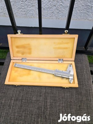 SME Precíziós Tolómérő (150 mm) Eredeti fadobozban Debrecen