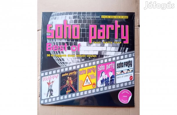 SOHO Party - BEST OF Bakelit Lemez LP Bontatlan